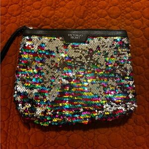 Victoria's Secret Sequin Cosmetic Bag